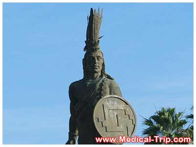 Statue of Cuauhtémoc , Tijauana - Mexico